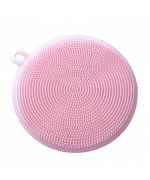 可重複使用清潔洗碗刷洗鍋刷隔熱墊-粉色